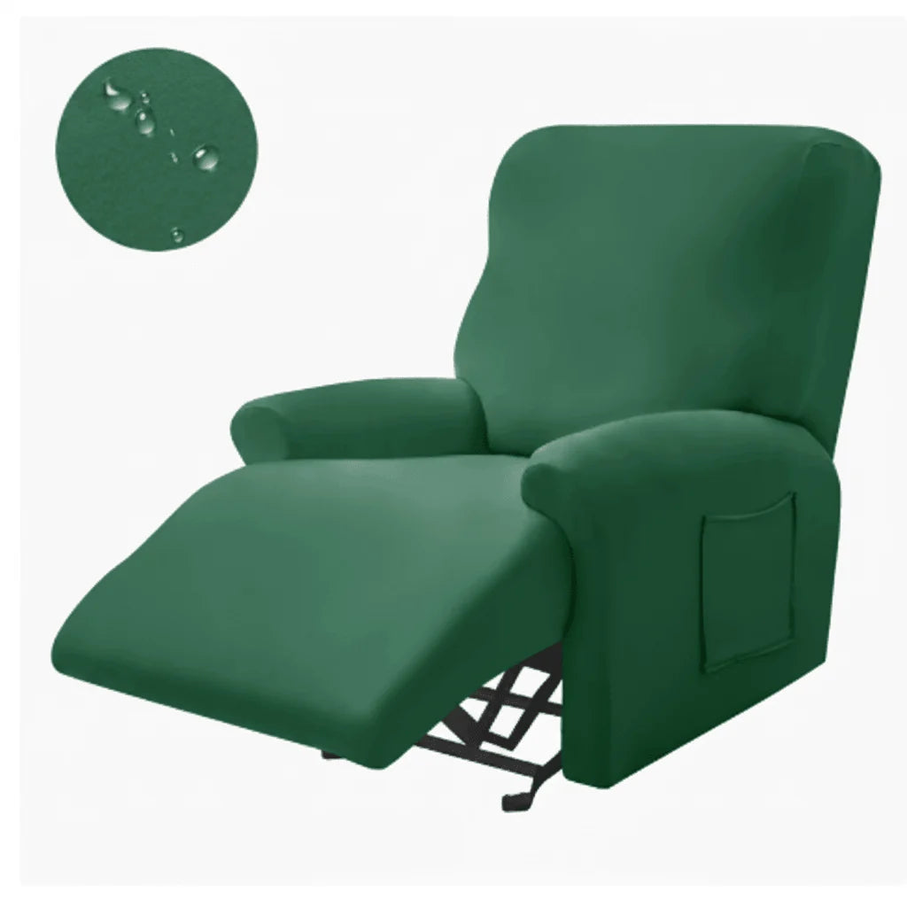Recliner Cover Padded Non-Slip With Cup Holders