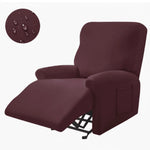Recliner Cover Padded Non-Slip With Cup Holders