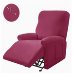 Recliner Cover Padded Non-Slip With Cup Holders