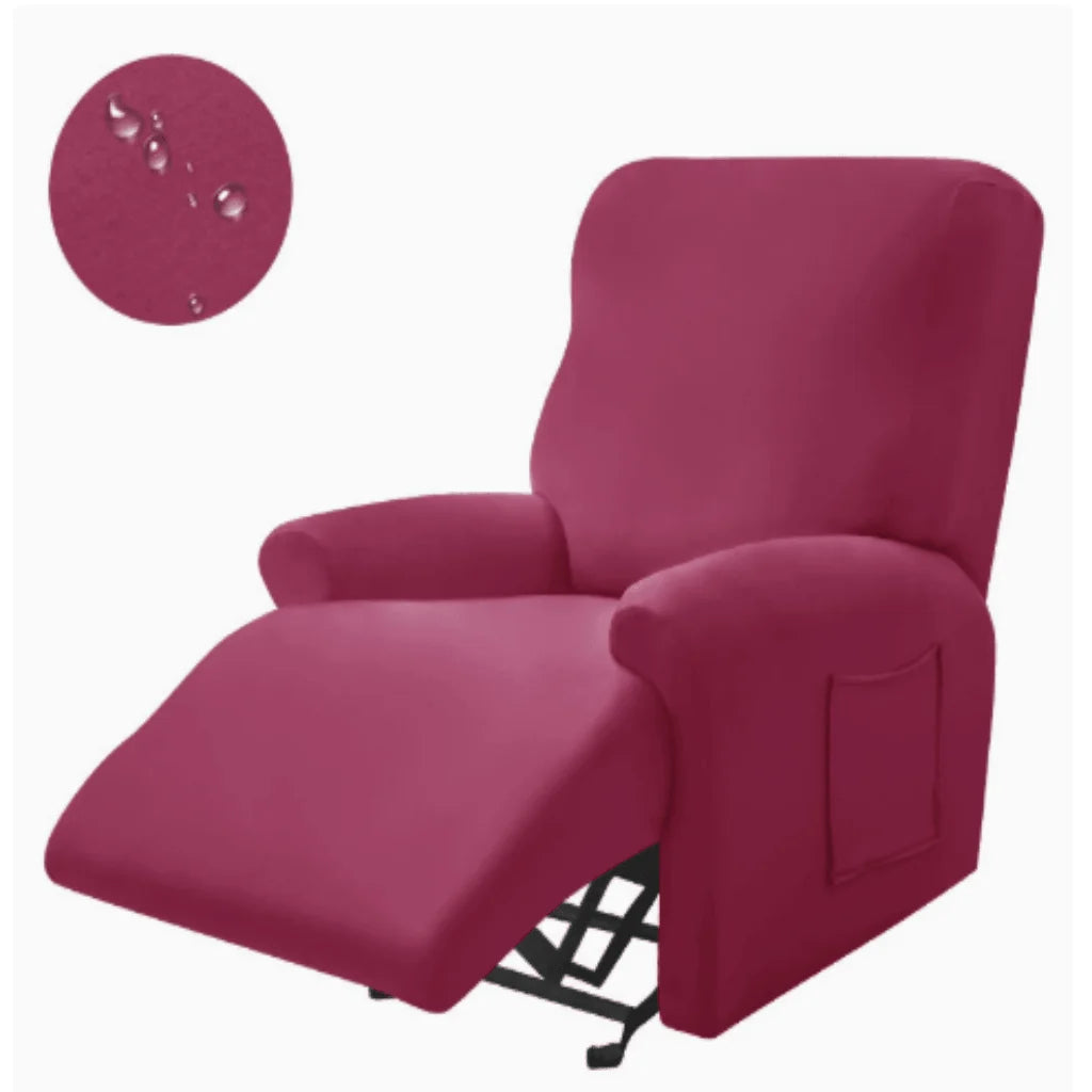 Recliner Cover Padded Non-Slip With Cup Holders