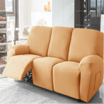 Recliner Cover Padded Non-Slip With Cup Holders