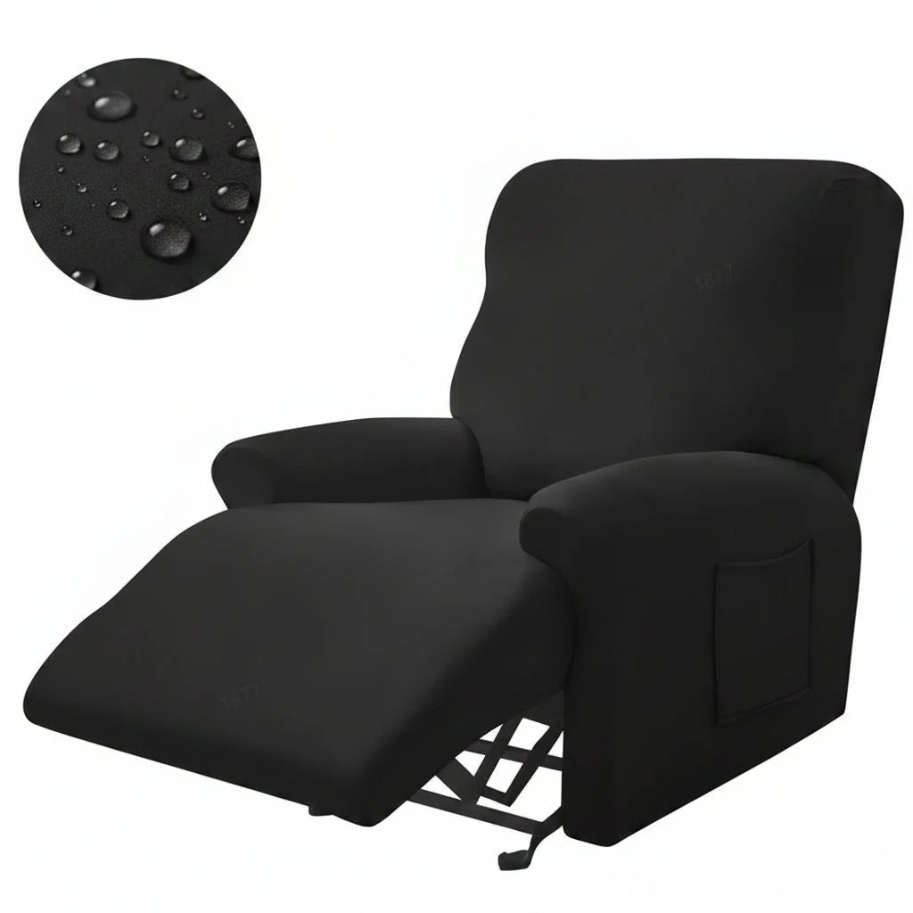 Recliner Cover Padded Non-Slip With Cup Holders