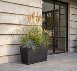 Rectangle Planter Ribbed Fiberglass UV-Resistant