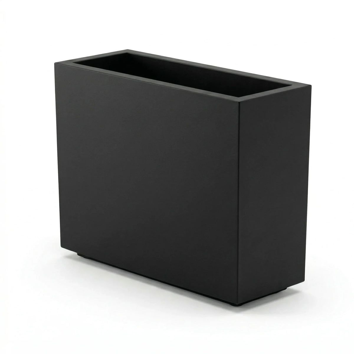Rectangular Planter Fiberglass Steel-Reinforced with Drainage Holes