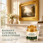 Refinishing Paste Metallic Gold Water-Resistant With Applicator Brush