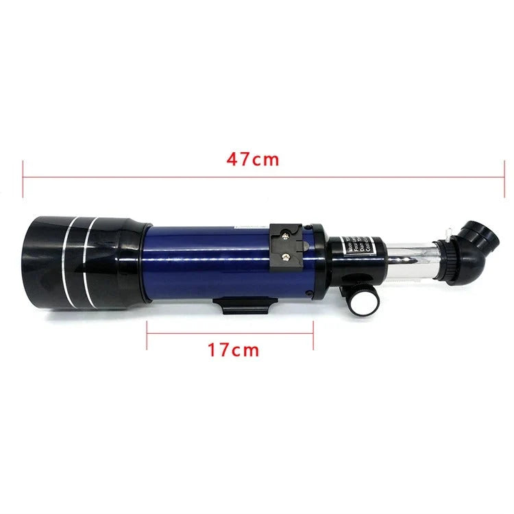 Refractor Telescope 70mm Aluminium Tripod Eyepieces & Smartphone Adapter