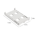 Refrigerator Can Storage Rack Adjustable Hanging 8-Can Capacity