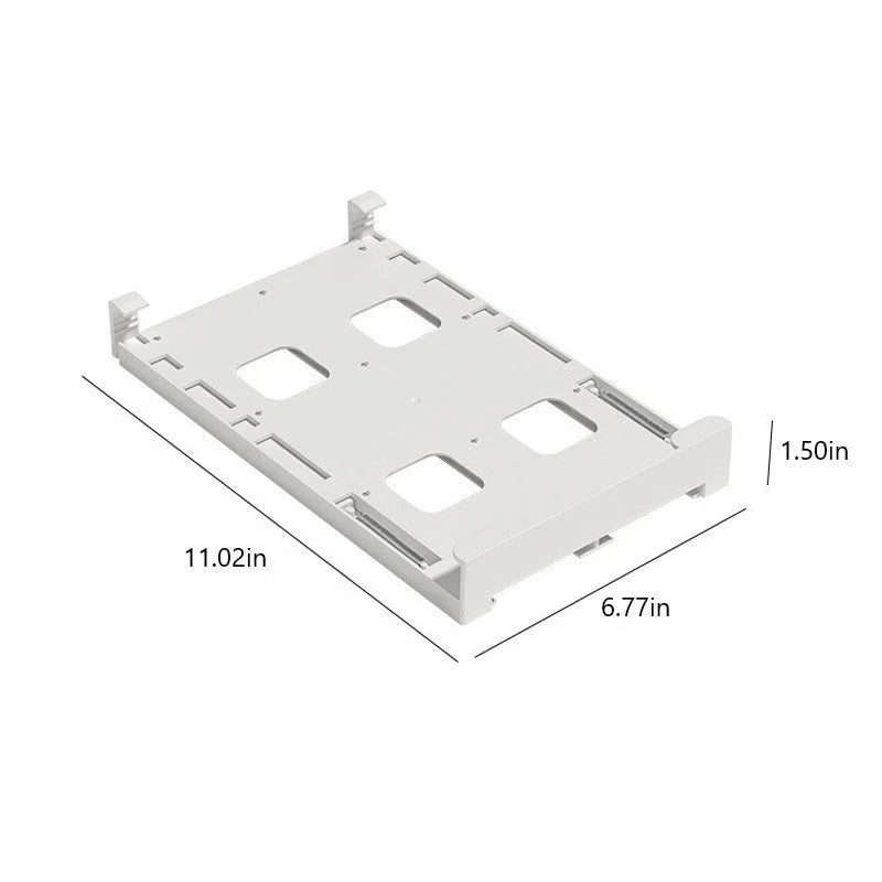 Refrigerator Can Storage Rack Adjustable Hanging 8-Can Capacity