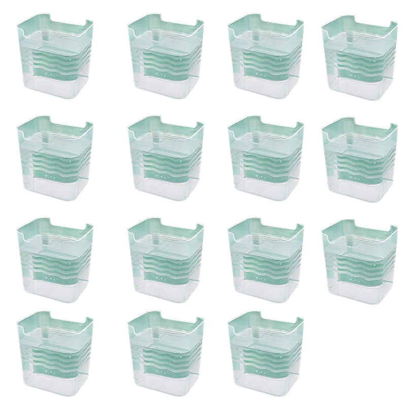 Refrigerator Door Storage Box Adjustable Tool-Free Fit Deep Vertical Design