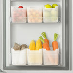 Refrigerator Door Storage Box Adjustable Tool-Free Fit Deep Vertical Design