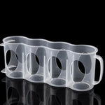 Refrigerator Drink Organizer 4-Slot Easy-Clean PP Plastic