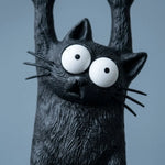 Refrigerator Magnet Cartoon Climbing Cat Design