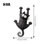 Refrigerator Magnet Cartoon Climbing Cat Design
