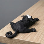 Refrigerator Magnet Cartoon Climbing Cat Design