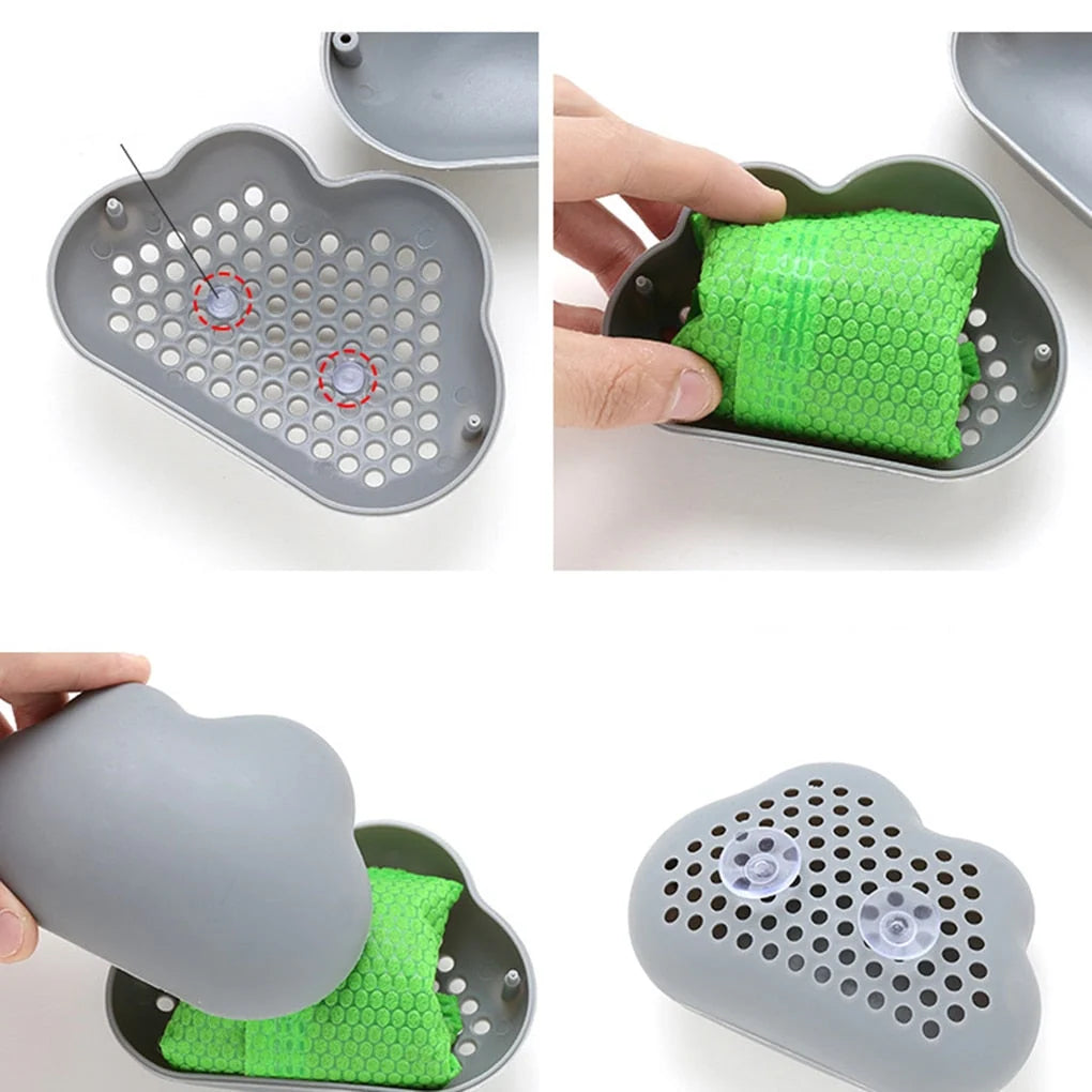 Refrigerator Odor Absorber Bamboo Charcoal Suction Cup Mount