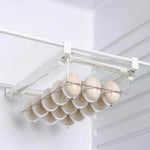 Refrigerator Organizer Drawer Under-Shelf Sliding Transparent Storage