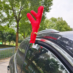 Reindeer Antler Headband Soft Plush Fabric Flexible Band