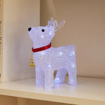 Reindeer Decoration Acrylic Warm White LED IP44