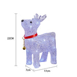 Reindeer Decoration Acrylic Warm White LED IP44