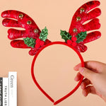 Reindeer Headband Soft Felt Adjustable Fit