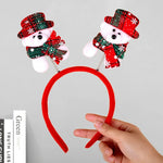 Reindeer Headband Soft Felt Adjustable Fit