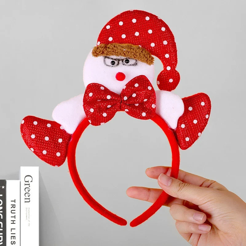 Reindeer Headband Soft Felt Adjustable Fit