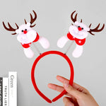 Reindeer Headband Soft Felt Adjustable Fit