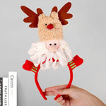 Reindeer Headband Soft Felt Adjustable Fit