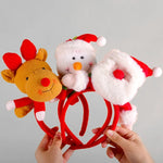 Reindeer Headband Soft Felt Adjustable Fit