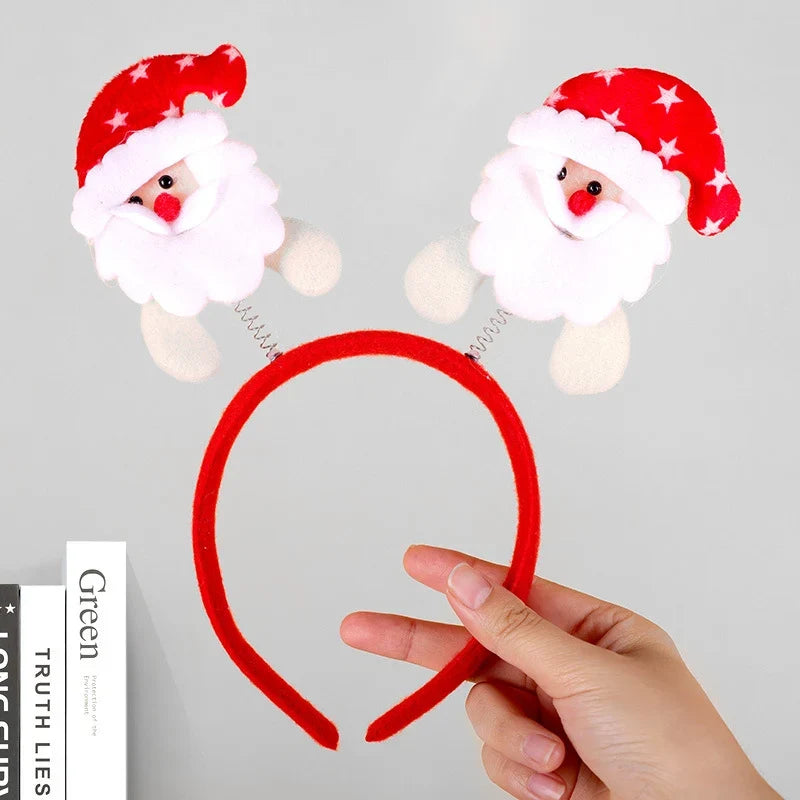 Reindeer Headband Soft Felt Adjustable Fit