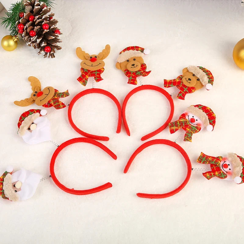 Reindeer Headband Soft Felt Lightweight