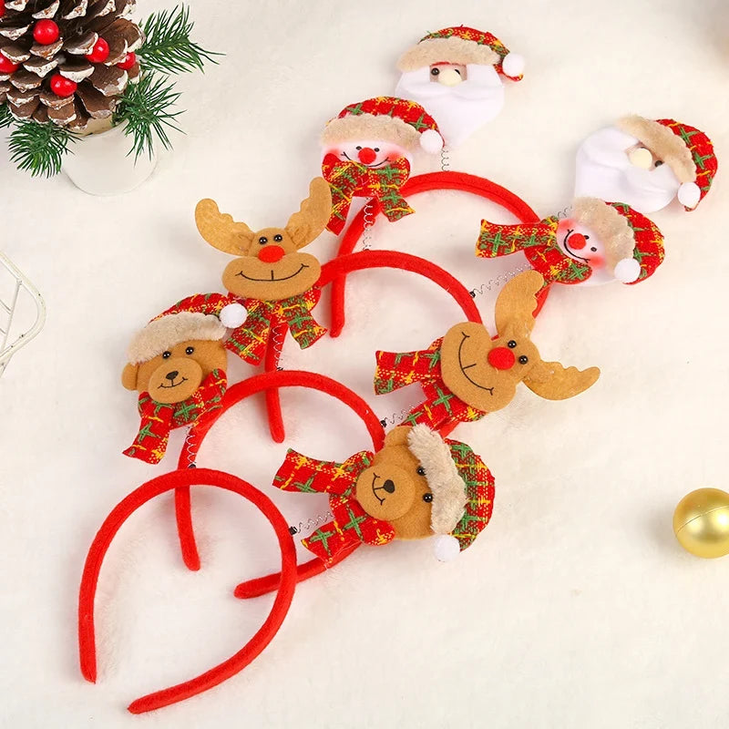 Reindeer Headband Soft Felt Lightweight