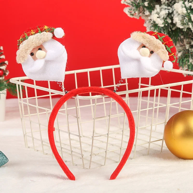 Reindeer Headband Soft Felt Lightweight