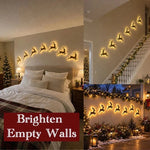 Reindeer Wall Decorations LED Set of 7 Pieces