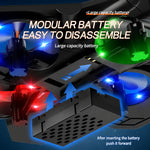 Remote Control Fighter Jet 360° Stunts LED Lights Beginner-Friendly Controls