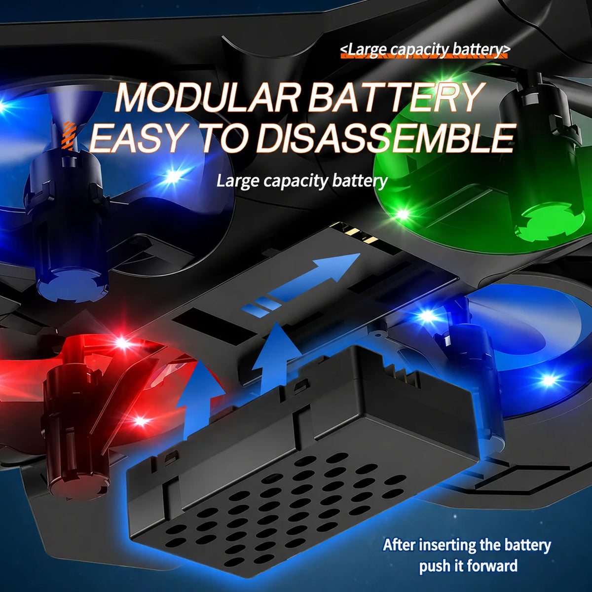 Remote Control Fighter Jet 360° Stunts LED Lights Beginner-Friendly Controls