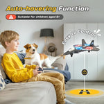 Remote Control Fighter Jet 360° Stunts LED Lights Beginner-Friendly Controls