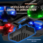 Remote-Controlled Fighter Jet 360° Stunts LED Lights Shock-Resistant