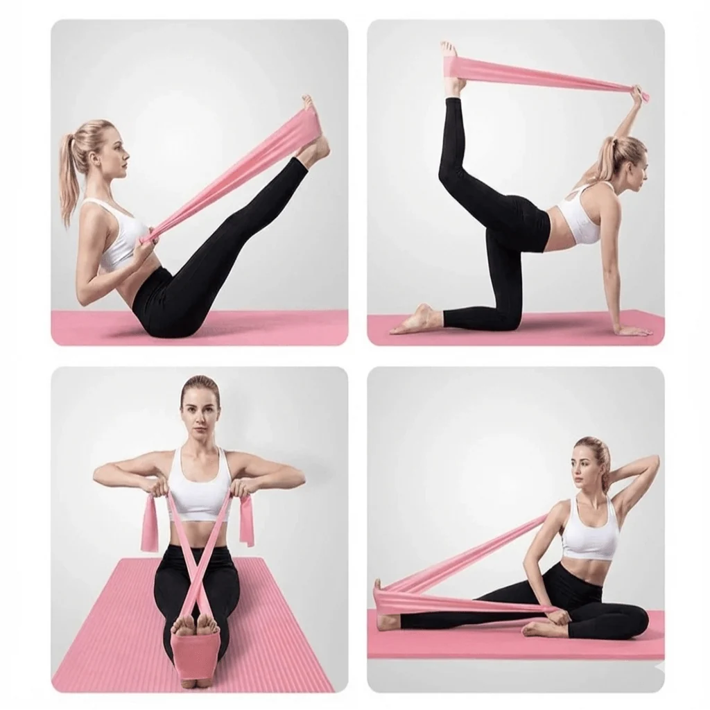 Resistance Band Latex-Free TPE Portable Fitness & Rehabilitation