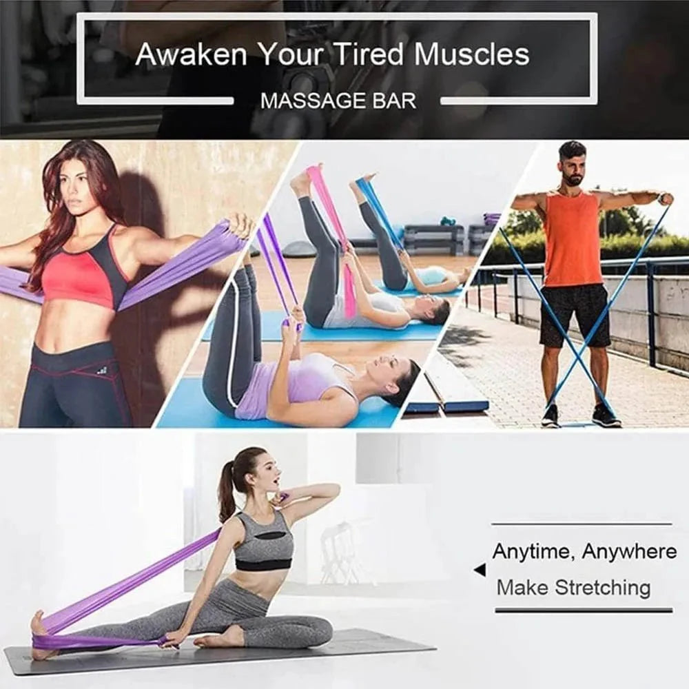 Resistance Band Latex-Free TPE Portable Fitness & Rehabilitation