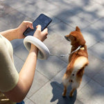 Retractable Dog Leash LED Light & Soft-Grip Handle