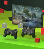 Retro Game Console Wireless Dual Controllers Plug-and-Play 64GB