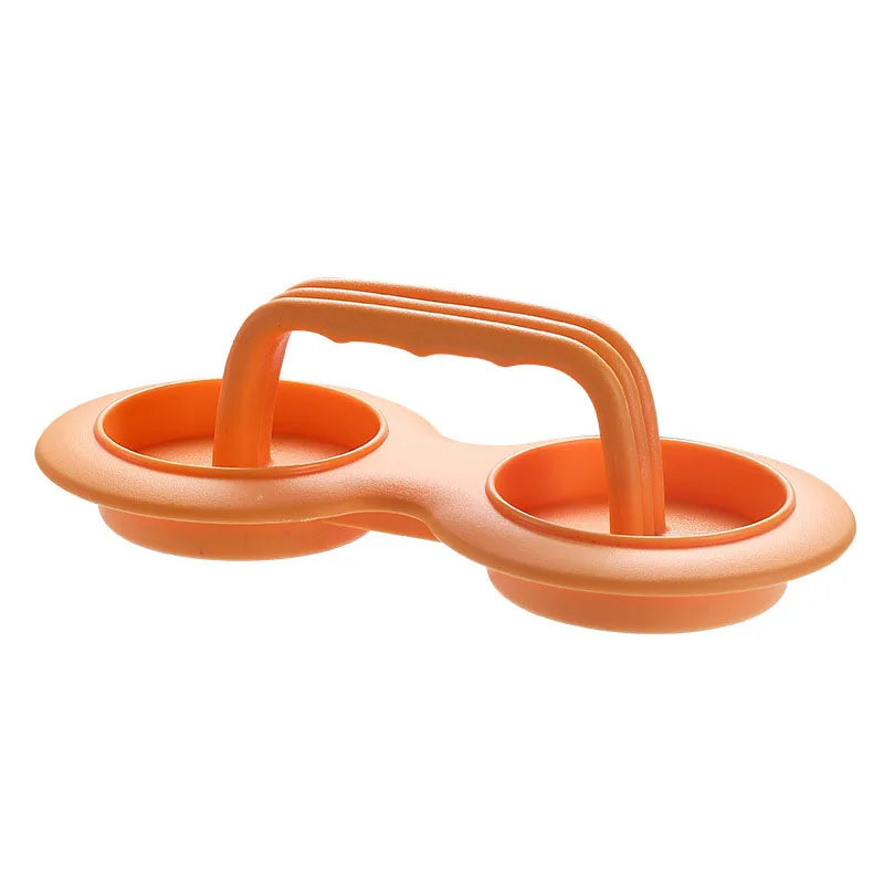 Rice Ball & Burger Press Double-Grid Easy-Release Compact 12cm