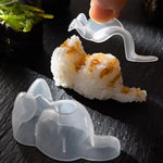 Rice Ball Mold Cat-Shaped Ergonomic Handles