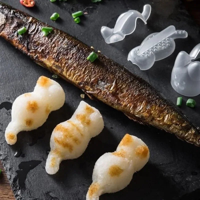 Rice Ball Mold Cat-Shaped Ergonomic Handles