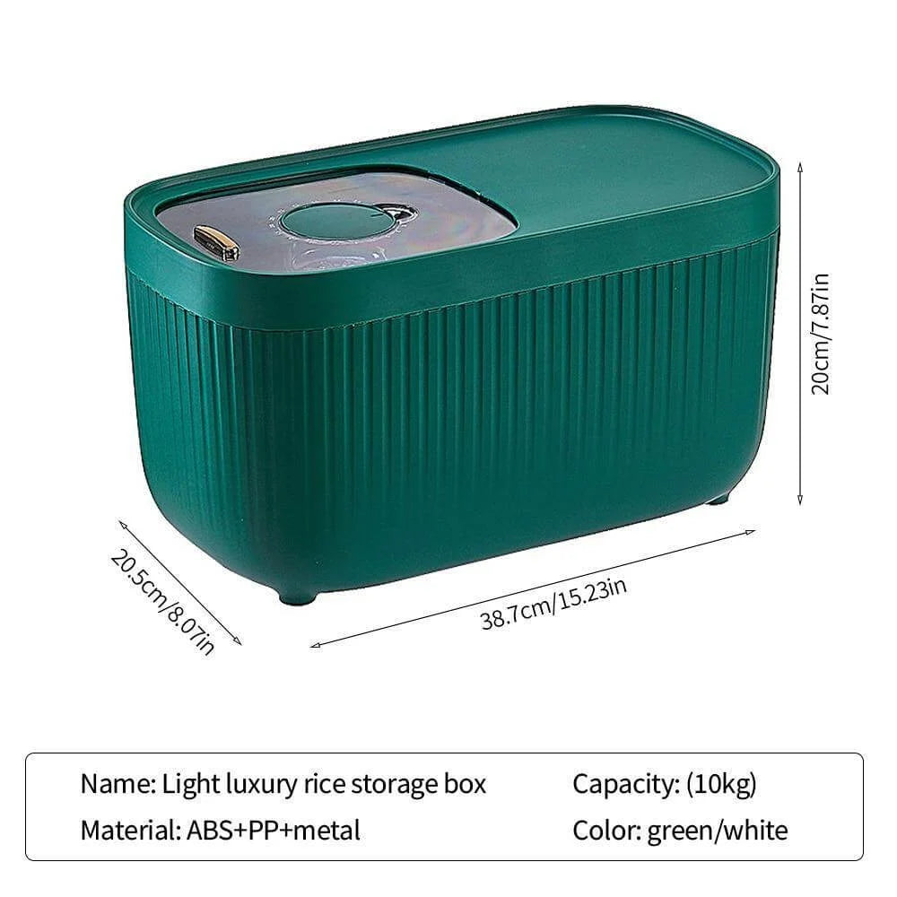 Rice Storage Container Dustproof Moisture-Proof 22 or 44 Lb Capacity