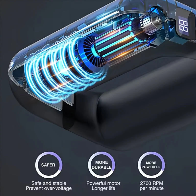 Ring Massager Deep Tissue 5 Modes Hands-Free Rechargeable