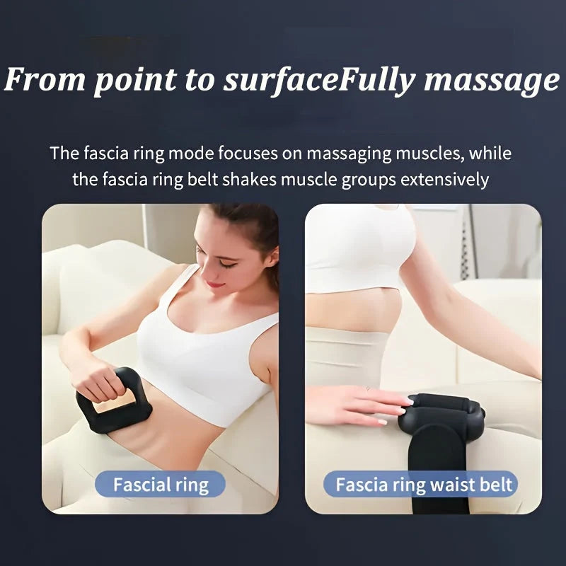 Ring Massager Deep Tissue 5 Modes Hands-Free Rechargeable