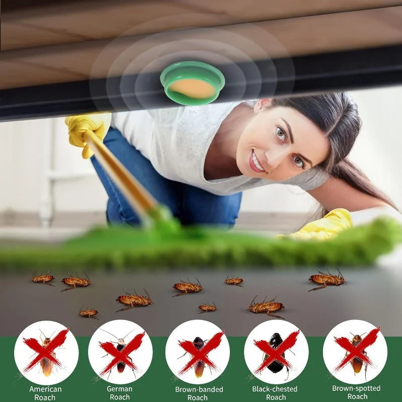 Roach Bait Discs Enclosed Odorless Boric Acid