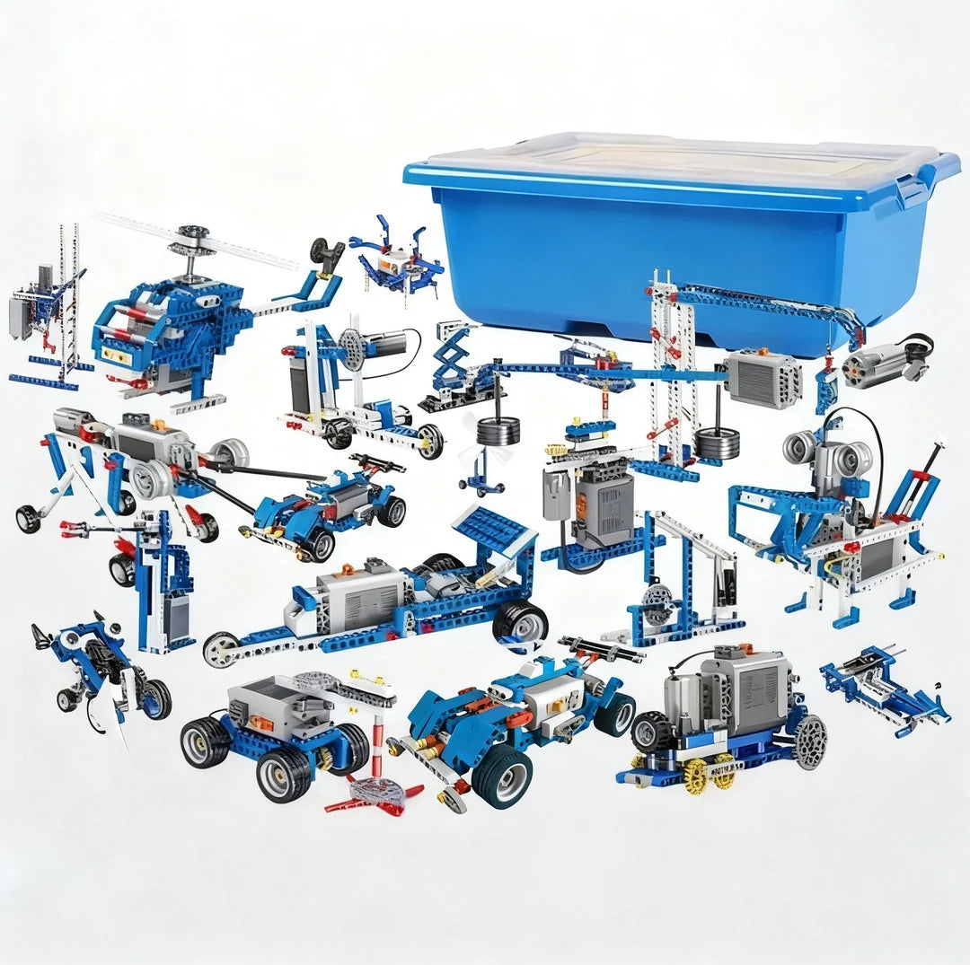Robot Building Kit Programmable Remote-Controlled 736-Piece Set
